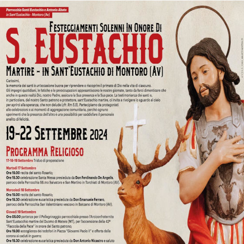 Festeggiamenti di S. Eustachio Martire Montoro