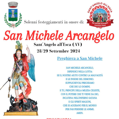 Solenni festeggiamenti in onore di San Michele Arcangelo