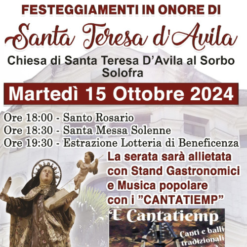 Festa di Santa Teresa d'Avila